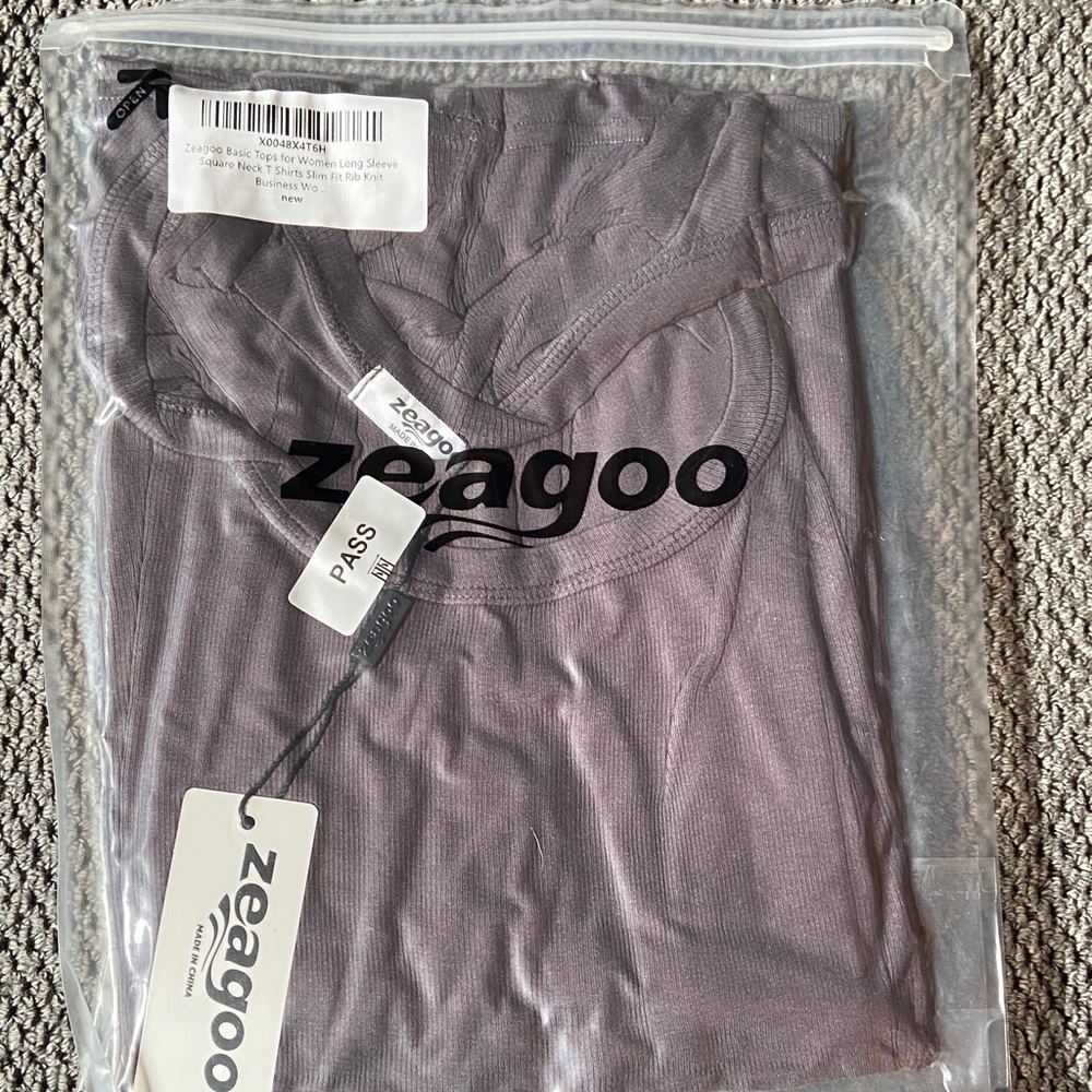 Zeagoo Lavender Long Sleeve Shirt